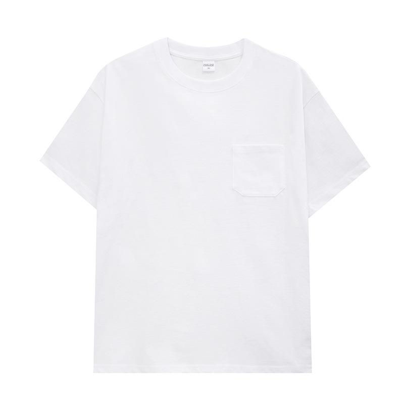 

Футболка из гребенного хлопка плотностью 240 г, однотонная, свободного покроя, для весны и лета M