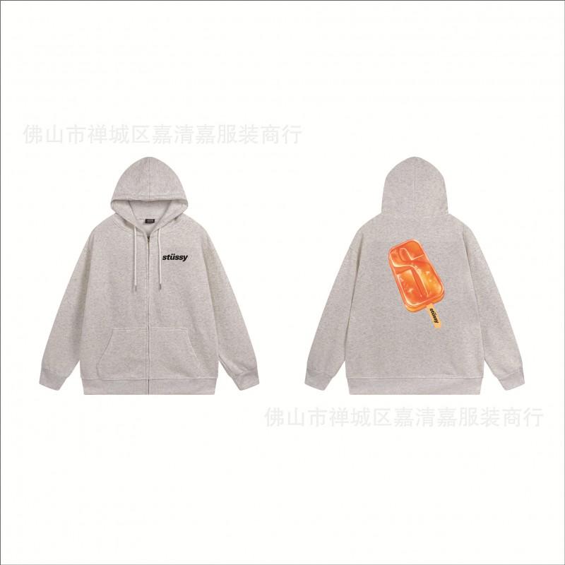 Mens Oversized Zip-Up Hooded Sweatshirt Casual Streetwear Cotton Pullover Fall