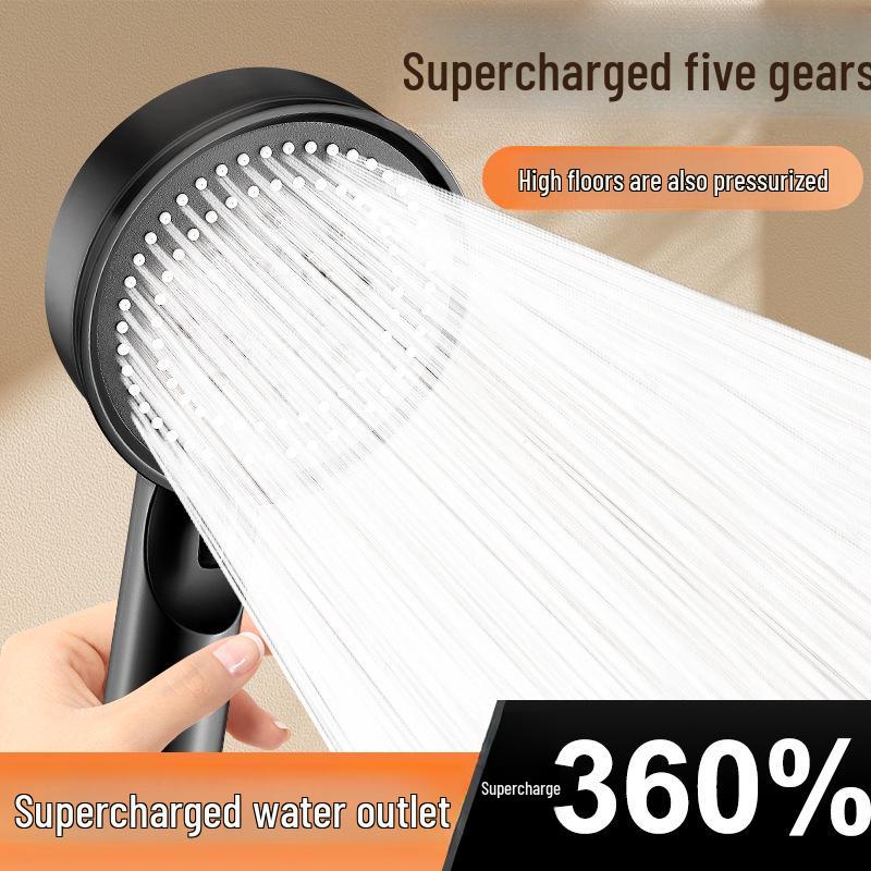 

High-Pressure Five-Speed Handheld Showerhead for Dormitory