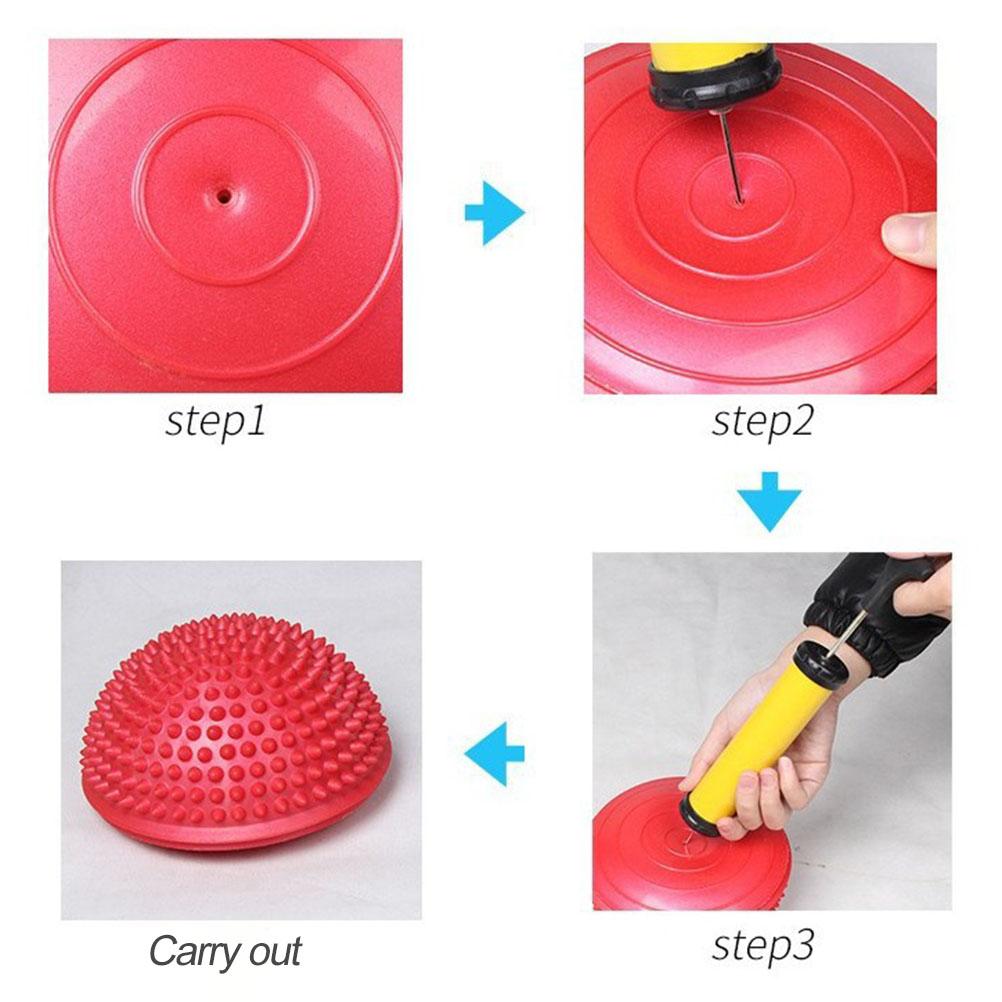 Yoga Durian Ball Massagematte Massage Triggerpunkt Halbball Fitness Balance Ball