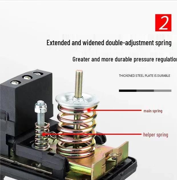 Automatic Self-Priming Water Pump Controller with Pressure Switch for Household Use