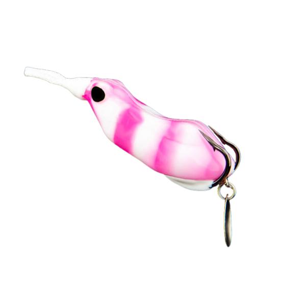 Fishing Lure Artificial Bait with Drainage Holes Realistic Looking Vibrant Color Sharp Hook Frog Fake Lure Bait Fishing Tackle