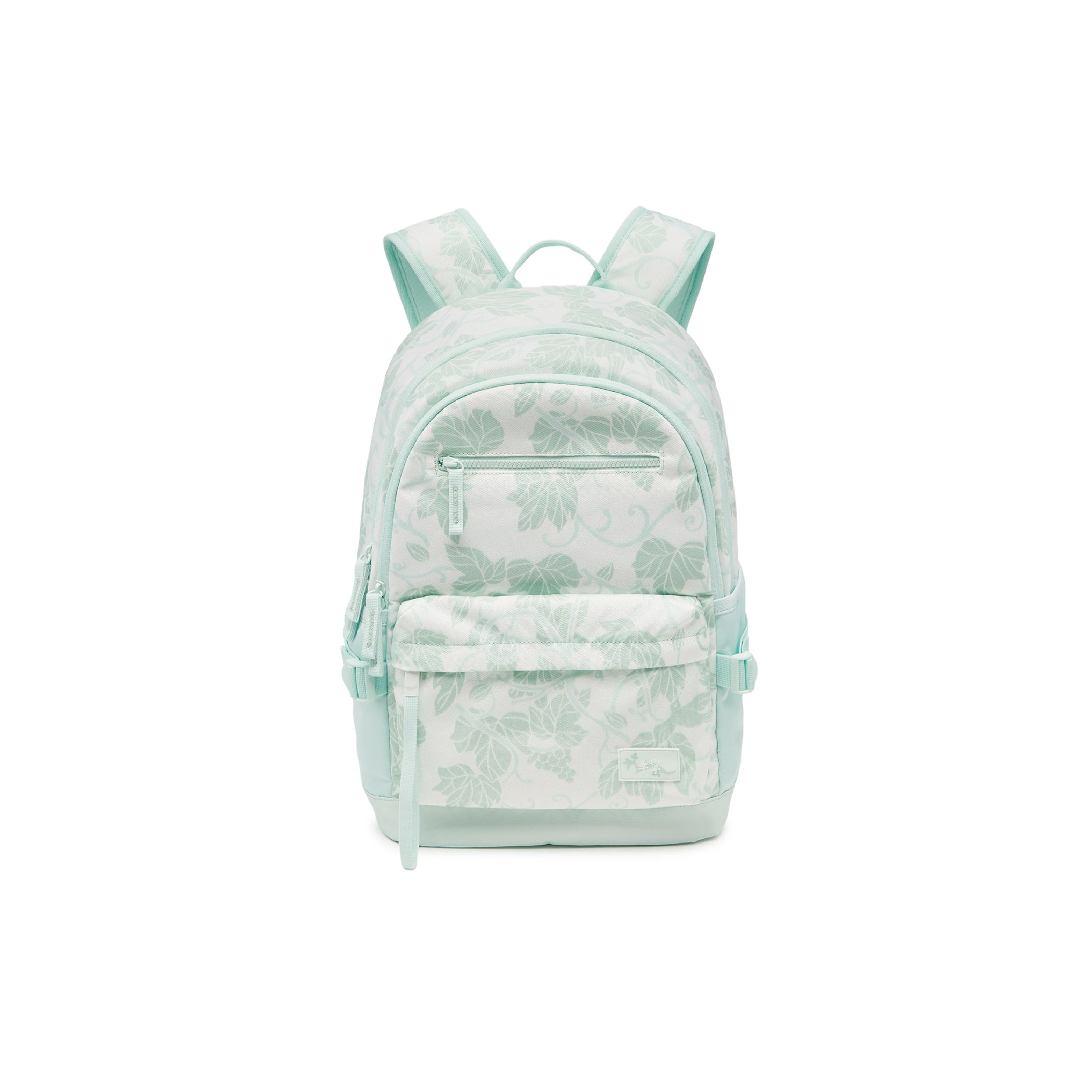 Li Ning Sports Lifestyle Series Fashion Pattern Printed Eco-Friendly Large Capacity Polyester Sports Backpack Unisex Backpack ABSU099-5 Light Moss Blue All over Print