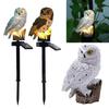 LED Garden Lights Solar Night Lights Owl Shape Solar LED Lamp Outdoor  Decorative Waterproof Garden Stake Lights for Walkway Yard Lawn Landscape Ligh