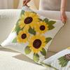INS Style Pillow Cover Square Cushion Cover Sunflower Throw Pillowcase  Living Room/Office
