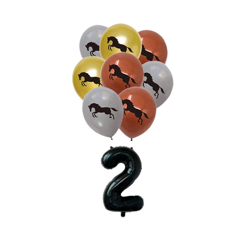 Temă Cursă de Cai Veselă de Unică Folosință Petrecere Farfurii de Hârtie Baloane Zi de Naștere Petrecere Cowboy Băiat Fermă Baby Shower Decor Consumabile