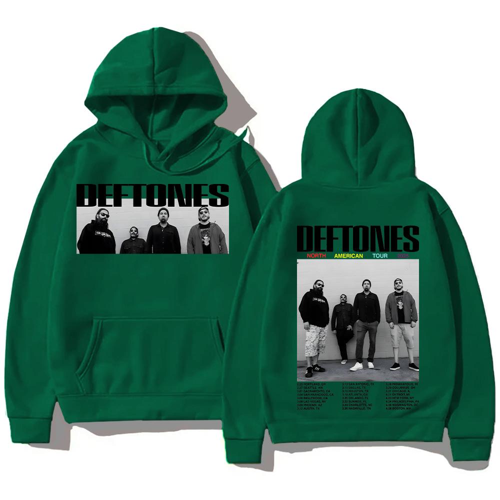 Deftones Tour 2026Hoodies Deftones New Creative Aesthetic Sweatshirts Retro Loose-fit Clothing Fall Unisex Streetwear Pullover Valentines Graphic Tops