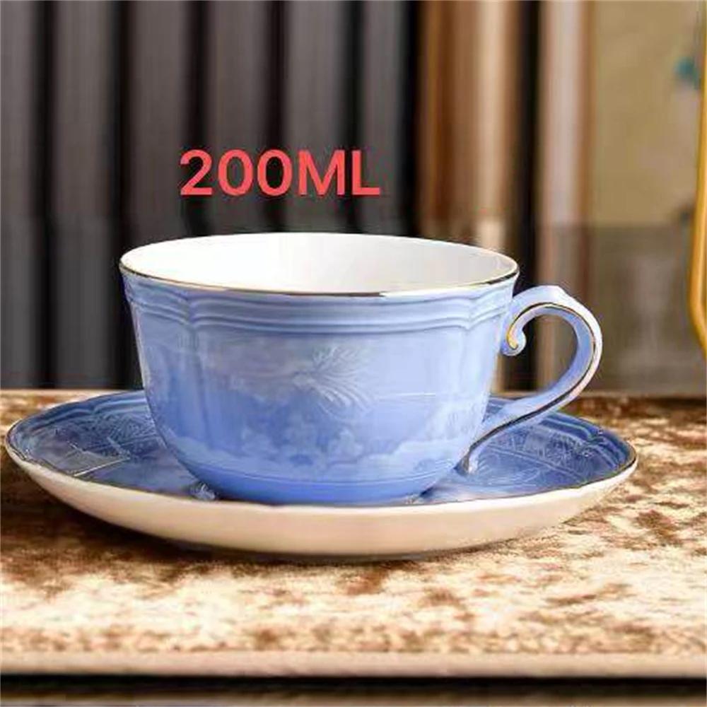 Home Furnishings Ceramic Cups And Plates Afternoon Tea Set Coffee Cups Restaurant Kitchen Supplies Gift Box 111ML/111mL