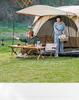Tenda Portatile Lupo Artico: Due Stanze e Un Salone con Protezione Sole e Pioggia per il Campeggio
