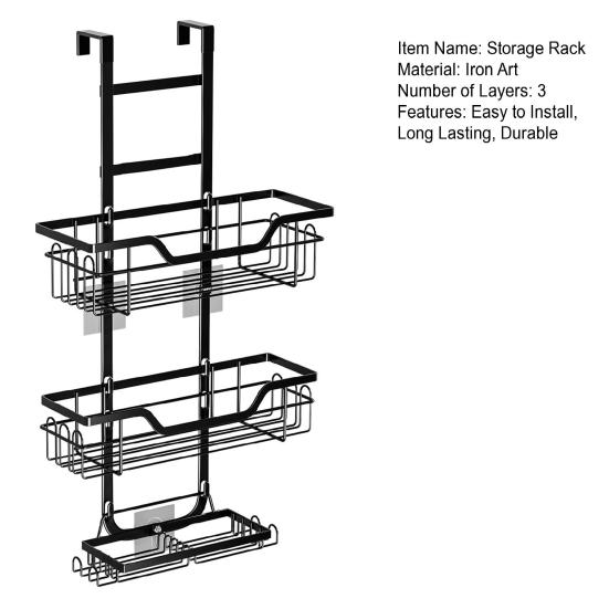 Duschablage Badezimmerregal Starke Tragfähigkeit Einfache Montage 3 Etagen Rostfrei Dusche