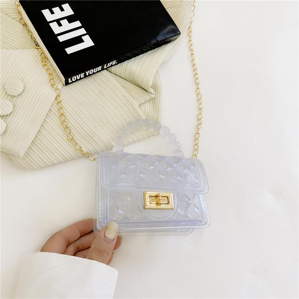 Jelly Bag Pvc Bag Trendy Women'S Bag Shoulder Messenger Bag