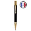 Stylo Bille - PARKER - Duofold - Noir - Attributs Dorés - Rechargeable