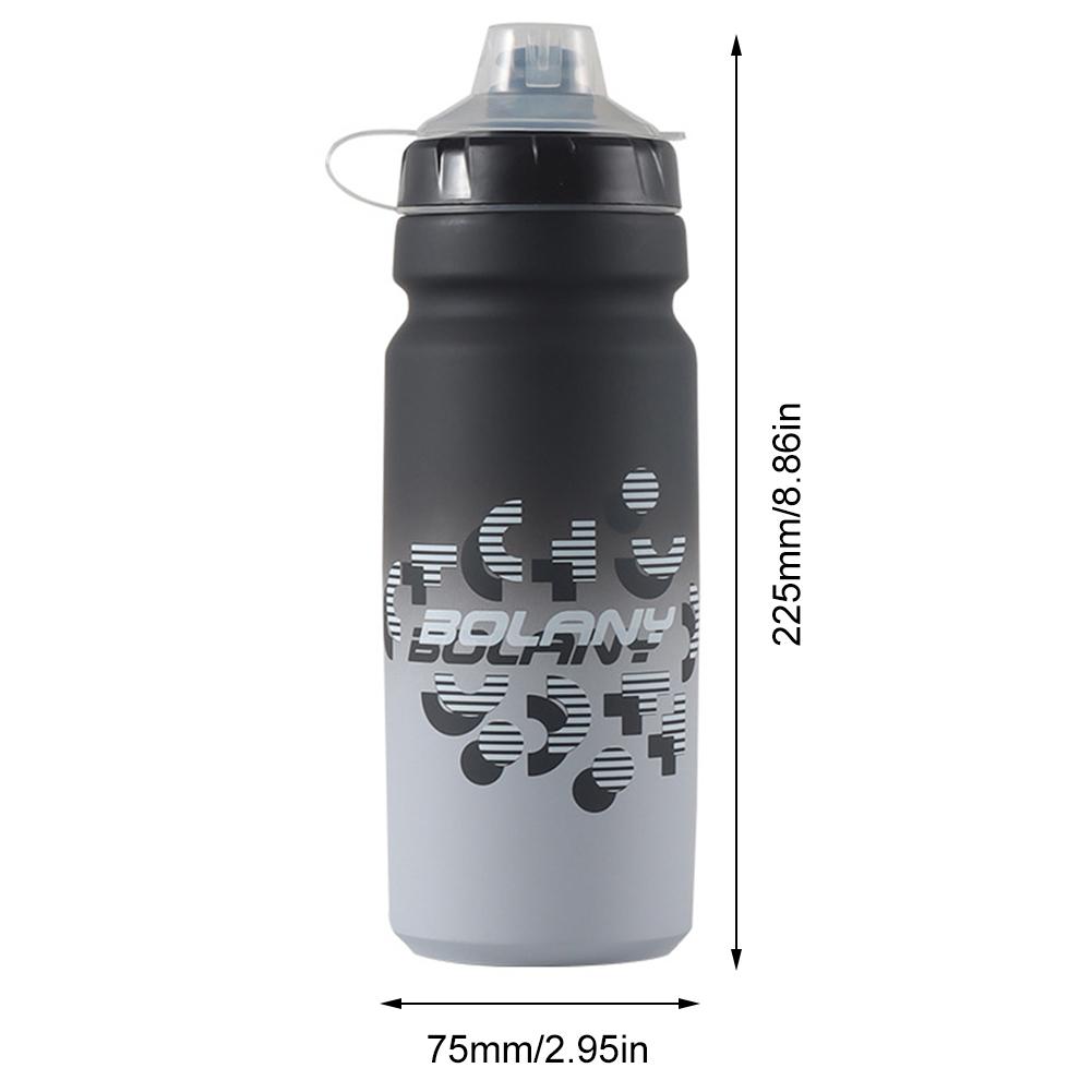 750ml Butelka na napoje rowerowe z szerokim otworem Butelka na wodę do wyciskania Czajnik do jazdy na rowerze na świeżym powietrzu Bez BPA Szczelna do biegania i jazdy na rowerze