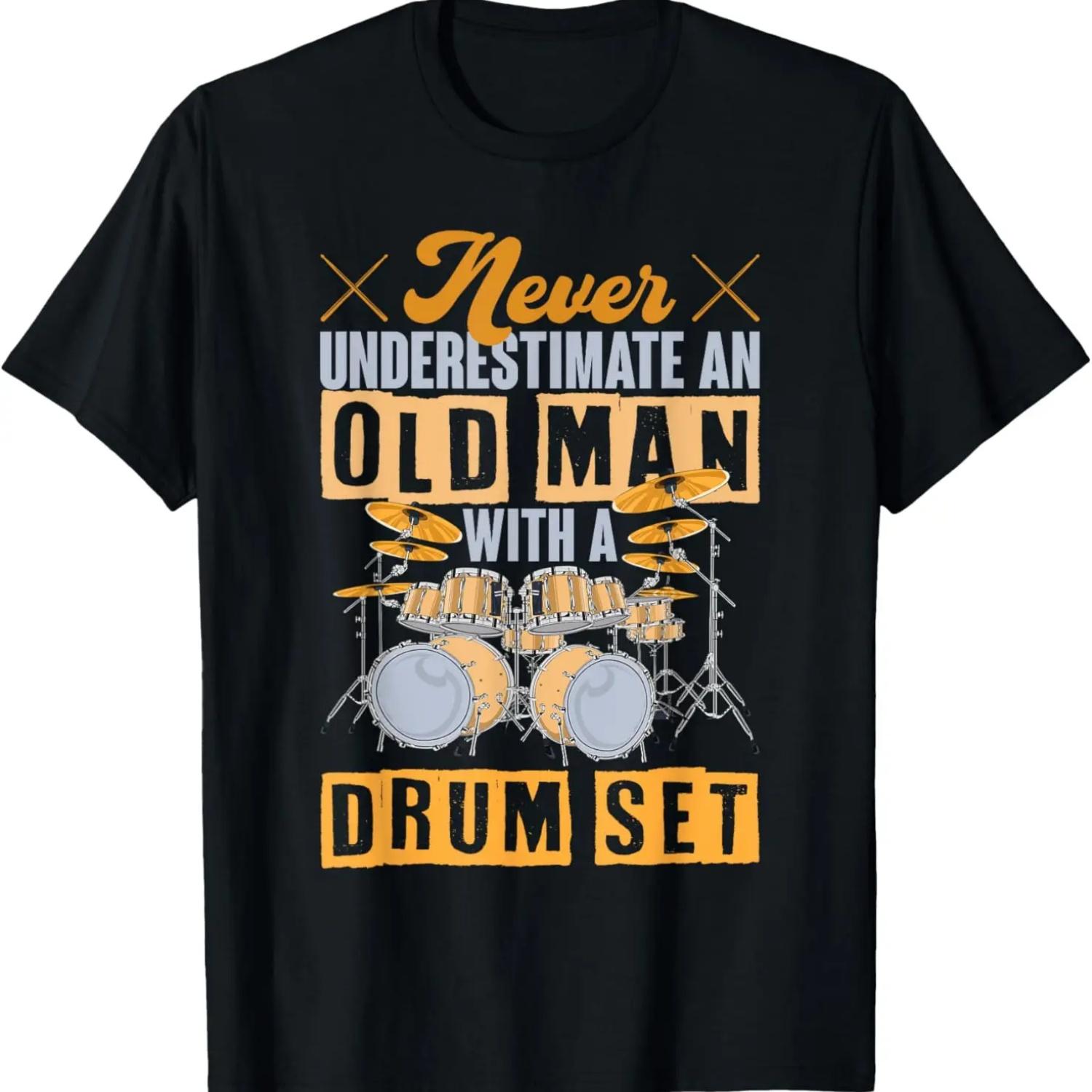 Keep calm and drum on T-Shirt S чёрный