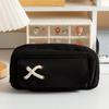 Large Capacity Pencil Case with Cross Rope Oxford Fabric Pencil Pouch Kawaii Pencil Bag  Student