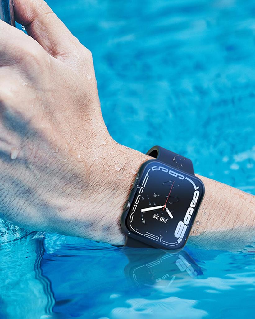 Waterproof Tempered Glass Case for Apple Watch Series 7-10