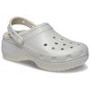 Crocs Comfortable Casual Hole Shoes Women's Silver