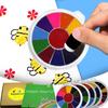 Eco-friendly Washable Six-Color Finger Painting Pad Set for Kids