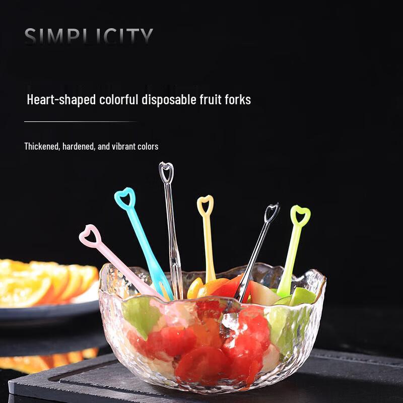 Disposable Plastic Fruit & Cake Forks