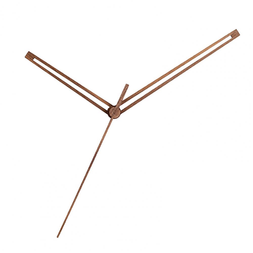 3Pcs/Set Durable Wall Clock Hands Long Clock Hands Solid Wood Repair Parts Wall Clock Hands Insert Kits