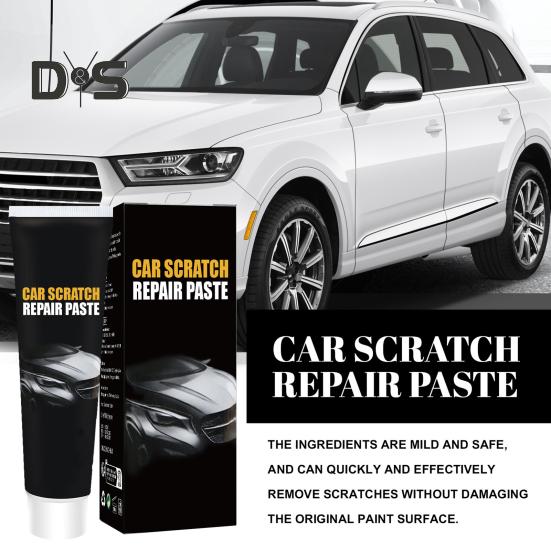 Car Scratch Repair Cream 120ml Automotive Paint Scratch Repair Polishing Wax Deep Scratch Filler for Vehicles Car Scratch Remover Kit with Sponge And