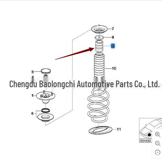BMW X5 E53 Front Bump Stop Shock Absorber 31336751594