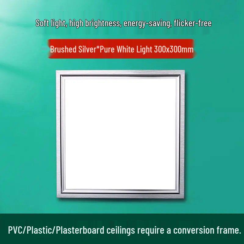 30x60 Integrated LED Ceiling Light - Kitchen & Bathroom Flat Panel 300x600 300x300 28W LED