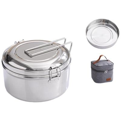 Fango Kitchen Round Stainless Steel Lunch Box