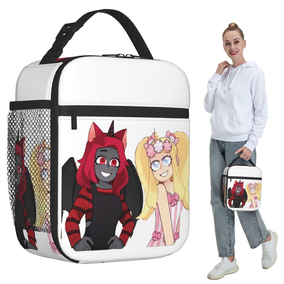 Iamsanna Sanna And Moody Insulated Lunch Bag for Women Office Cooler Thermal Food Box Tote Portable Lunch Boxes Container One Size