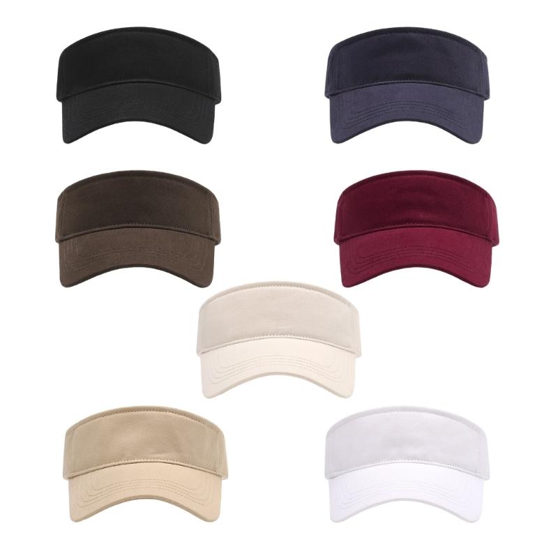 Visiera Solare Leggera Oversize Cappello Morbido in Cotone per Escursionismo Spiaggia Viaggio Disponibile in Più Colori