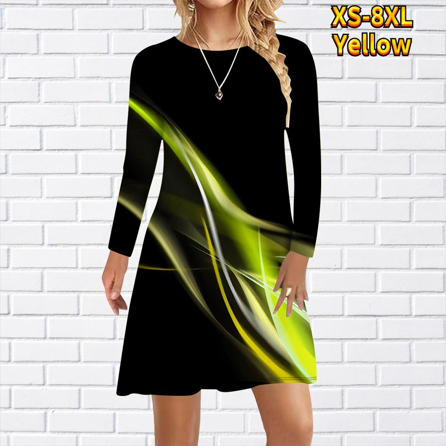 Женское повседневное платье с красочным принтом Аврора — фото 7