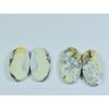 26-27MM Natural Malingano Jasper Matched Pair Fancy Loose Gemstone 2Pair Lot A-624