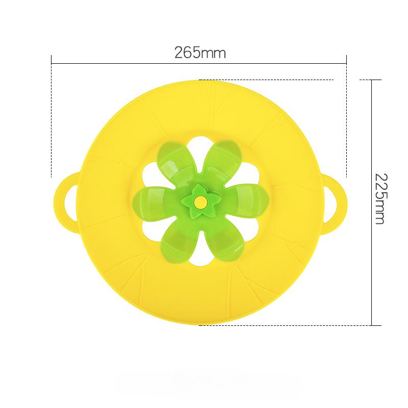 Silikonové víko s ochranou proti vyvaření, silikonové víko proti rozstřiku, odnímatelné a snadno čistitelné víko na hrnec, kuchyňské nářadí