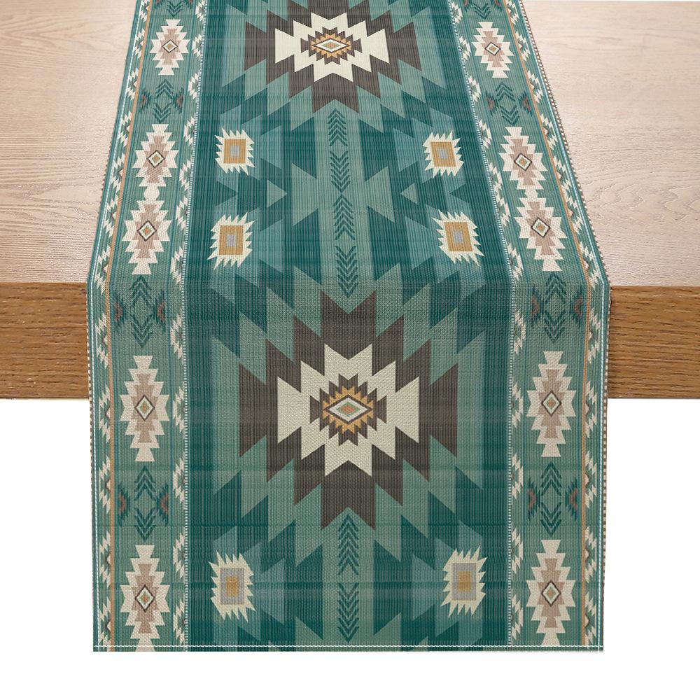 

Флаг для стола из льна, украшение для гостиной, крыльца, небольшой флаг для стола, домашняя скатерть 33cmx180cm ZQ21-1
