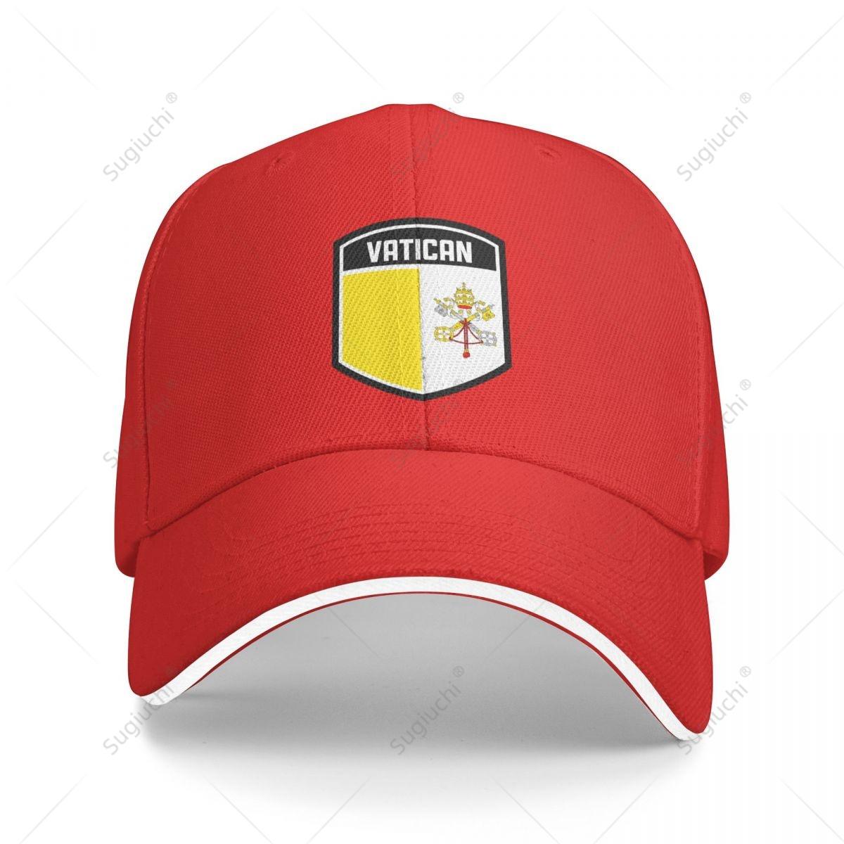 Multifunction Vatican Flag Shield Sandwich Baseball Cap Unisex Sports Casual Caps Golf Hat Fishing Outdoors One Size