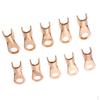 10 Pieces 200A Open Cable Wire 10.2mm Terminal Connector Copper Lugs Kits