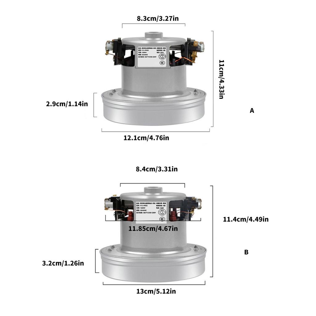 220V Vacuum Cleaner Motor Replacement Powerful Repair Part for Various Models with High Efficiency and Low Noise
