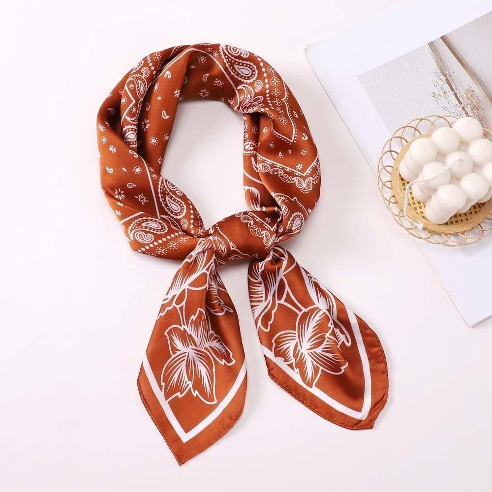 70x70CM Bandana Scarf Oversized Square Scarves Headwear Fashion Hijab Scarf