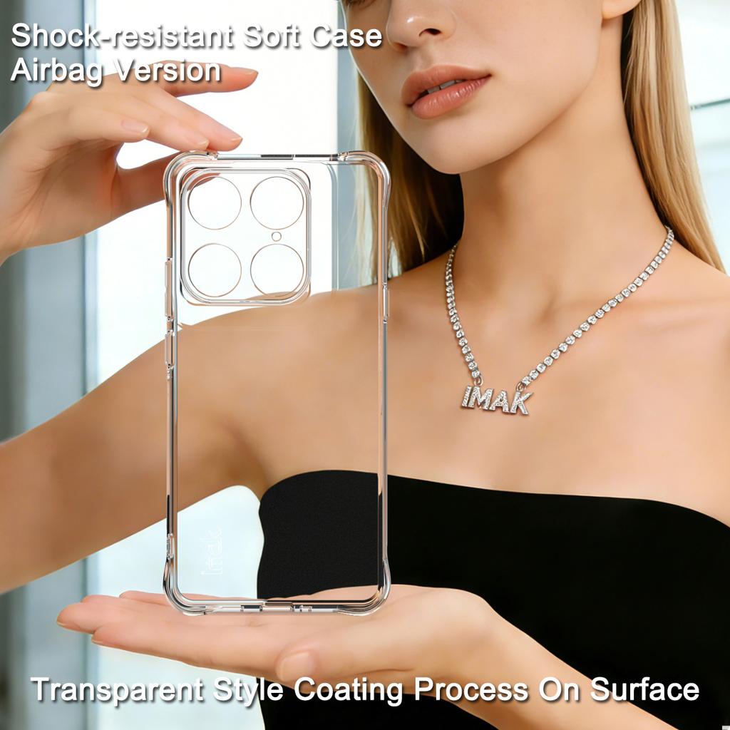 For Moto Edge 70 Ultra 5G Phone Case IMAK Shock-resistant Soft Case