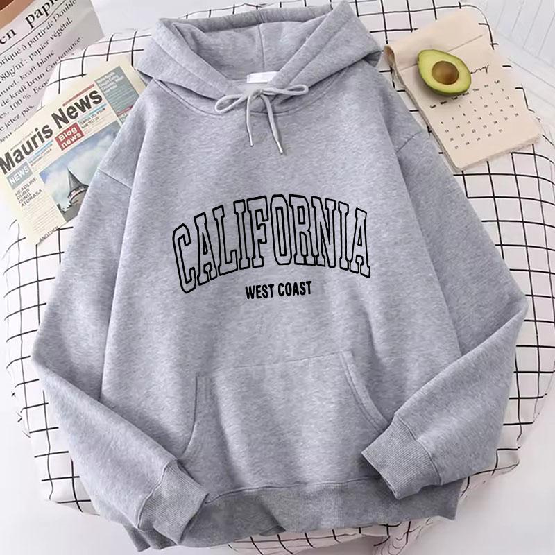 Streetwear Los Angeles Kalifornien Buchstabendruck Hoodies Frühling Lässige Hoodies Sweatshirts Herren Damen Hoodie Sweatshirt