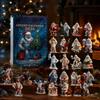Christmas Gift for Kids Advent Calendar 2026, 24 Days Sea Turtle/Big Foot/Highland Cow/Dog Ornaments Winter Snowman Ornament Countdown Calendar,