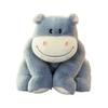 Cute Cute Hippo Plush Toy Cartoon Sitting Posture Forest Animal Doll Children Sleeping with Pillow