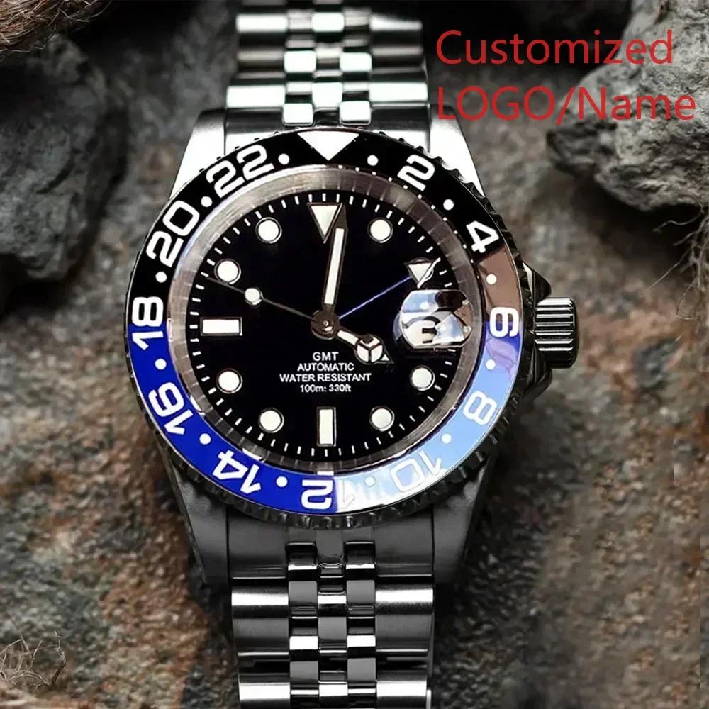 A11 Store Customized Watch  Automatic Mechaniacl Movement Diving Fashion Sport Watch Ceramic Bezel Sapphire Men Watches