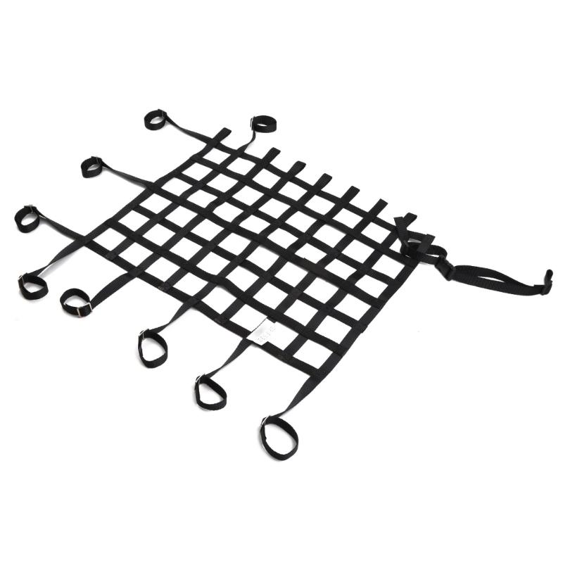 1PC Window Net Race Car Window Net Mounting Kit Ribbon Style 24Hx24W / 20Hx24W / 18Hx24W Car Accessories Black/Red/Blue