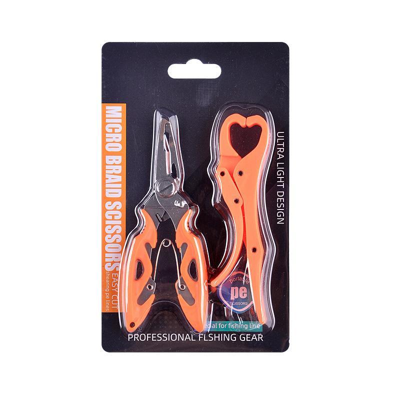 Mini Lure Pliers Fish Controller Set For Fishing Multifunctional Portable Lure Pliers Fishing Tool Pp+Stainless Steel