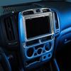 Dashboard Mounting Frame Dash Radio Trim Kit for Isuzu D-Max MU-7 2001-2005, Car Central Vehicle Housing Console Navigation Screen Panel Trim,