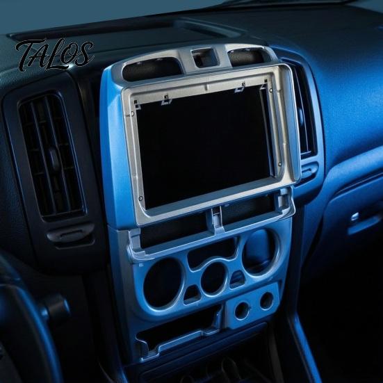 Dashboard Mounting Frame Dash Radio Trim Kit for Isuzu D-Max MU-7 2001-2005, Car Central Vehicle Housing Console Navigation Screen Panel Trim,