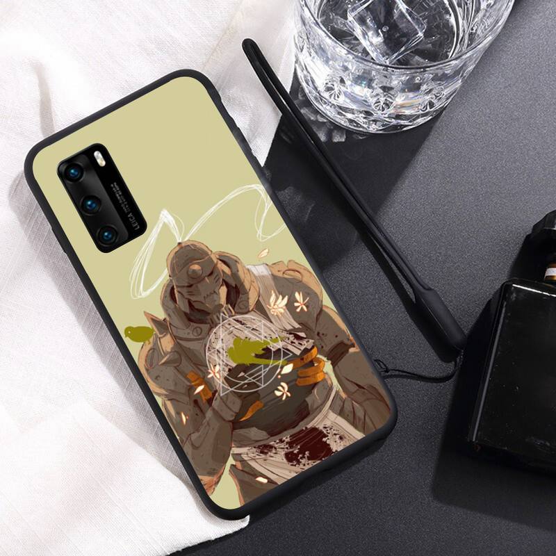 Anime FULLMETAL ALCHEMIST Phone Case For Huawei Y6 Y7 Y9 Prime 2019 Y9s Mate 10 20 40 Pro Lite Nova 5t Silicone Cover
