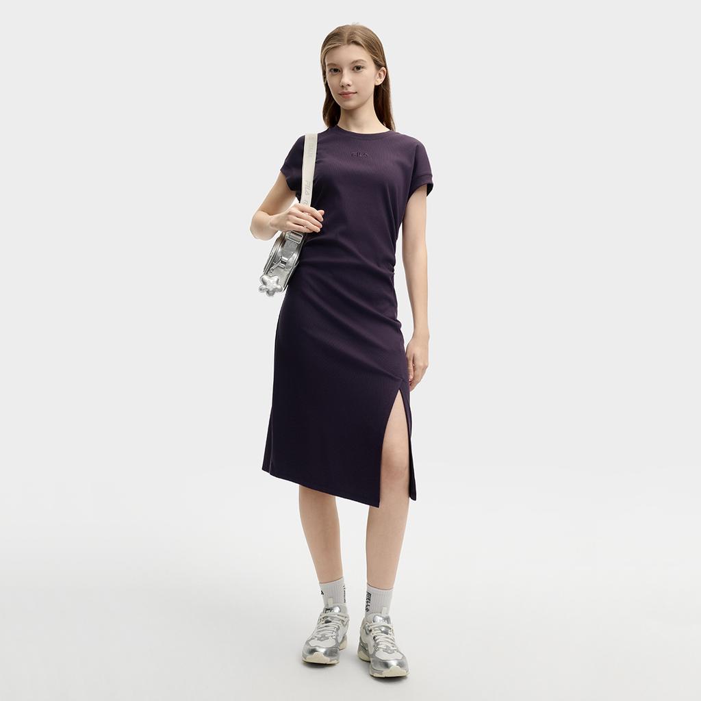 New FILA ORIGINALE Sleeveless Dress Women's Dark Purple F51W529312FDP