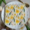 20pcs/Pac 33*33cm 2-Ply Disposable Party Napkin Floral Pattern